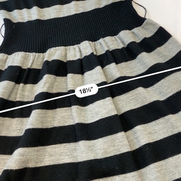 3.1 Phillip Lim Gray & Black Striped 100% Merino Wool Dress Size Small - Picture 12 of 16
